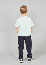 Kronstadt Kids Albert Organic/Recycled polo T-shirts - kids Aqua