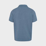 Kronstadt Kids Albert Organic/Recycled polo T-shirts - kids Sea Blue