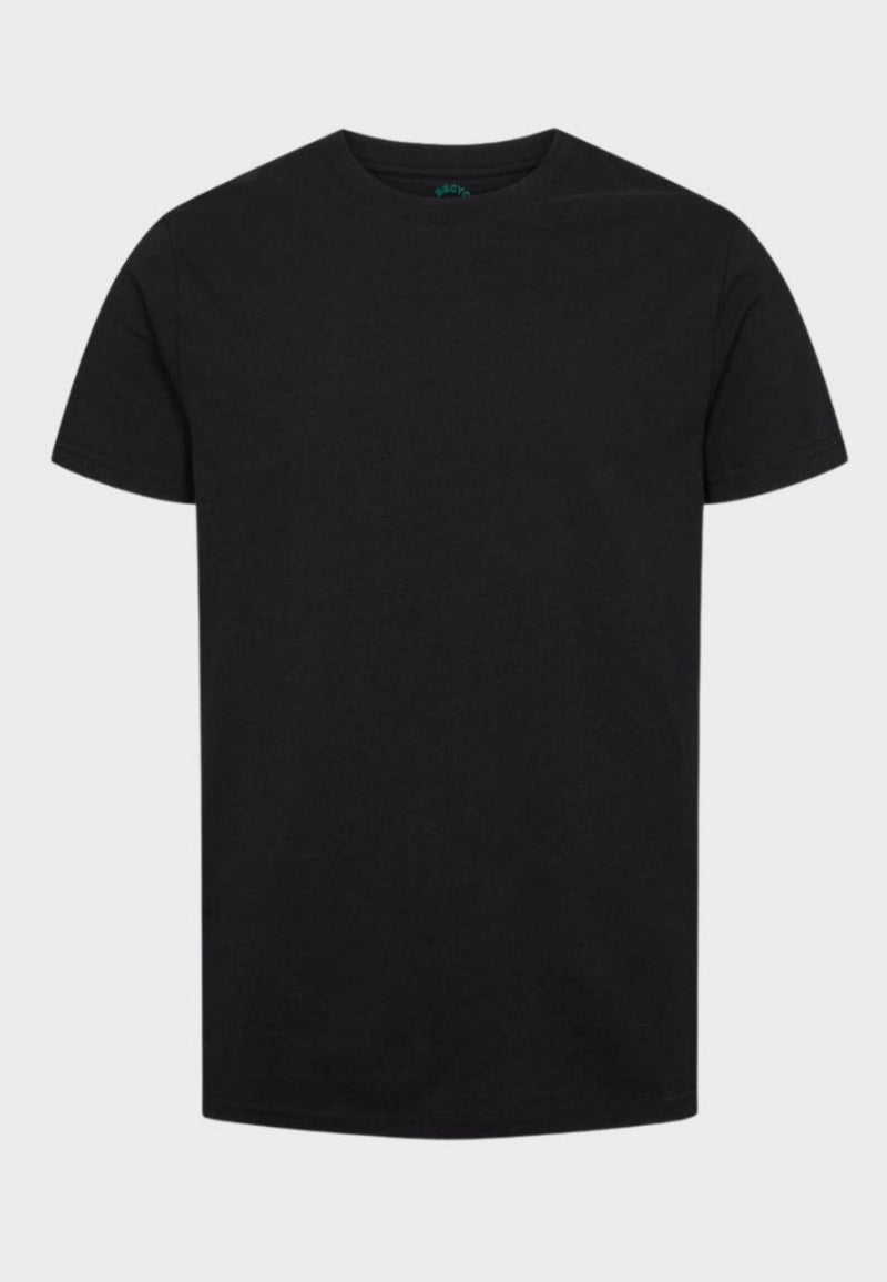 Kronstadt Basic t-shirt lavet af bomuld Tee Black