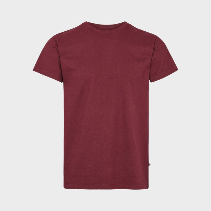 Kronstadt Basic t-shirt lavet af bomuld Tee Bordeaux