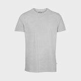 Kronstadt Basic t-shirt lavet af bomuld Tee Grey mel