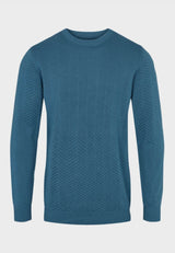 Kronstadt Carlo pullover Knits Pine blue