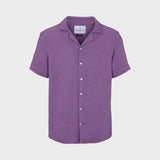 Kronstadt Cuba Muslin S/S bomuldsskjorte Shirts S/S Lavender