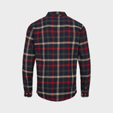 Kronstadt Dean Check Gr.40 bomuldsskjorte Shirts L/S Claret Red