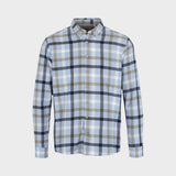 Kronstadt Dean Check Gr.40 bomuldsskjorte Shirts L/S Light blue