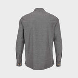 Kronstadt Dean Diego Henley bpmuldsskjorte Shirts L/S Grey