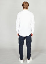 Kronstadt Dean Diego Henley bpmuldsskjorte Shirts L/S Off White