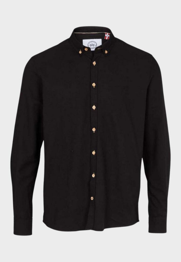 Kronstadt Dean Diego bomuldsskjorte Shirts L/S Black