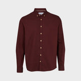 Kronstadt Dean Diego bomuldsskjorte Shirts L/S Bordeaux mel
