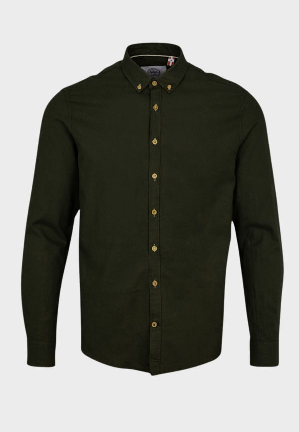 Kronstadt Dean Diego bomuldsskjorte Shirts L/S Green Gables