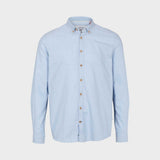 Kronstadt Dean Diego bomuldsskjorte Shirts L/S Light blue