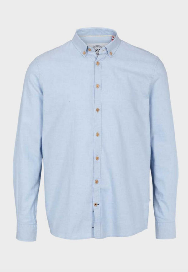 Kronstadt Dean Diego bomuldsskjorte Shirts L/S Light blue