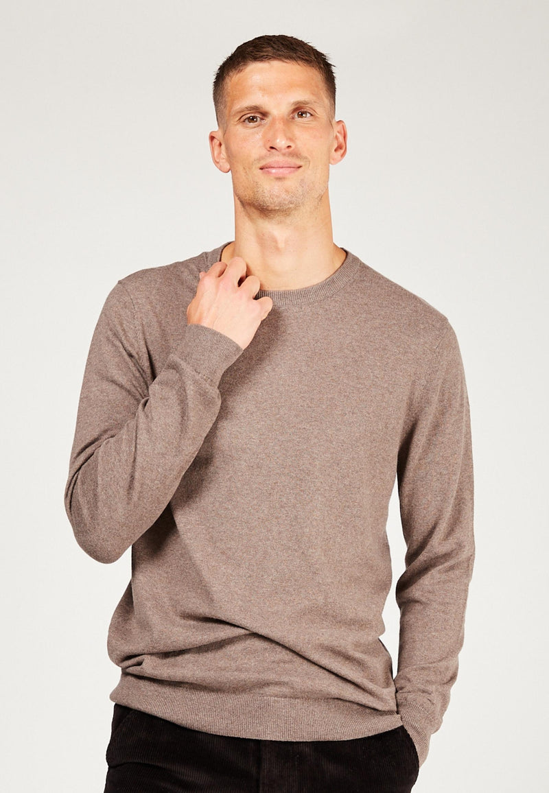 Kronstadt Emory Cashmere pullover Knits Heather oatmeal