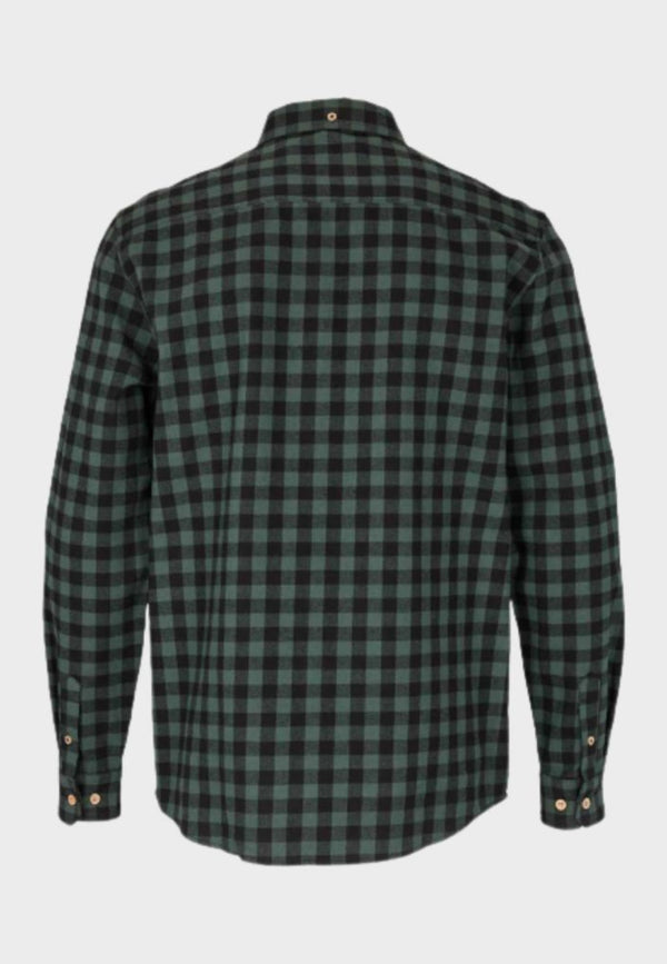 Kronstadt Johan Check Gr.18  langærmet skjorte Shirts L/S Green