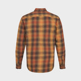 Kronstadt Johan Flannel Check 29 bomuldsskjorte Shirts L/S Orange Check