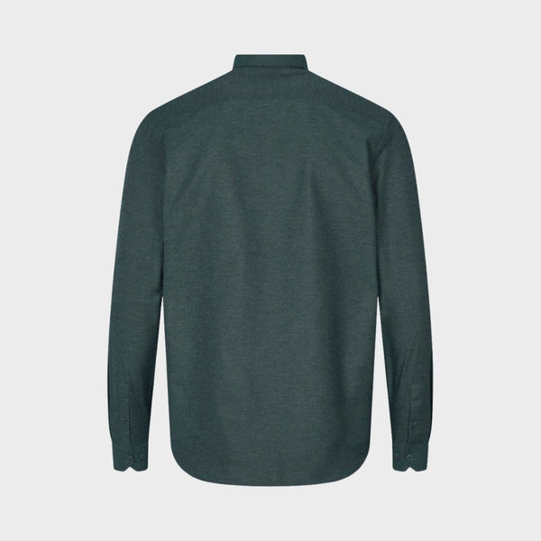 Kronstadt Johan Herringbone skovmandsskjorte Shirts L/S Khaki Green