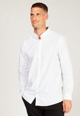 Kronstadt Johan Oxford bomuldsskjorte Shirts L/S White