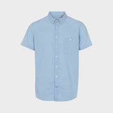 Kronstadt Johan S/S hørskjorte Shirts S/S Light blue