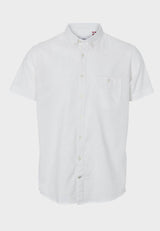 Kronstadt Johan S/S hørskjorte Shirts S/S Off White