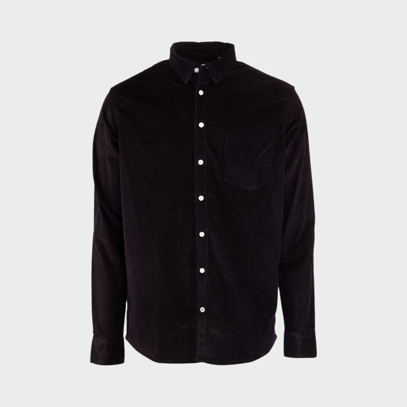 Kronstadt Johan fløjlsskjorte Shirts L/S Black