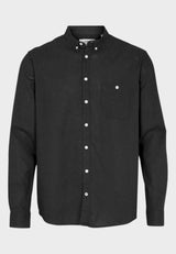 Kronstadt Johan hørskjorte Shirts L/S Black