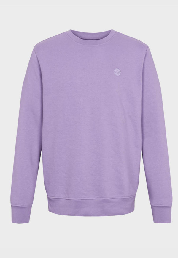 Kronstadt Lars sweatshirt af økologisk bomuld og genanvendt polyester Sweat Lavender