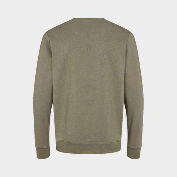 Kronstadt Lars sweatshirt af økologisk bomuld og genanvendt polyester Sweat Moss