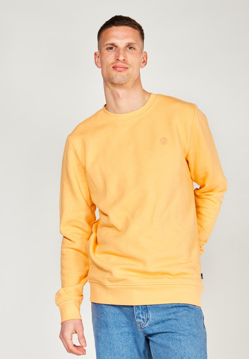 Kronstadt Lars sweatshirt af økologisk bomuld og genanvendt polyester Sweat Papaya
