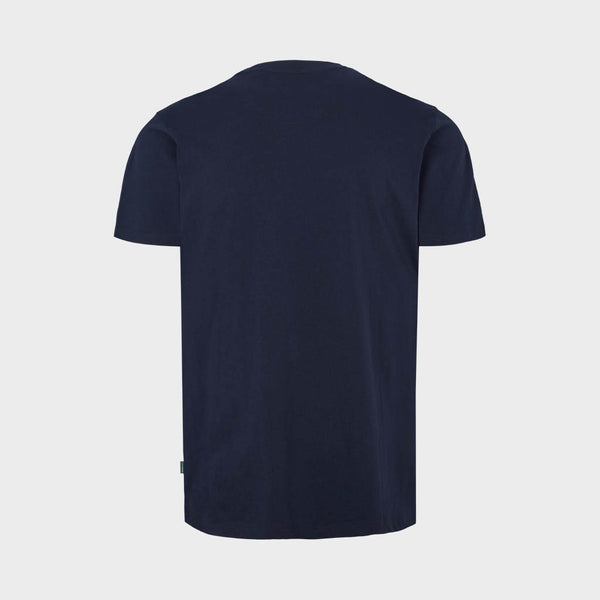 Kronstadt Ledger t-shirt med print Tee Navy