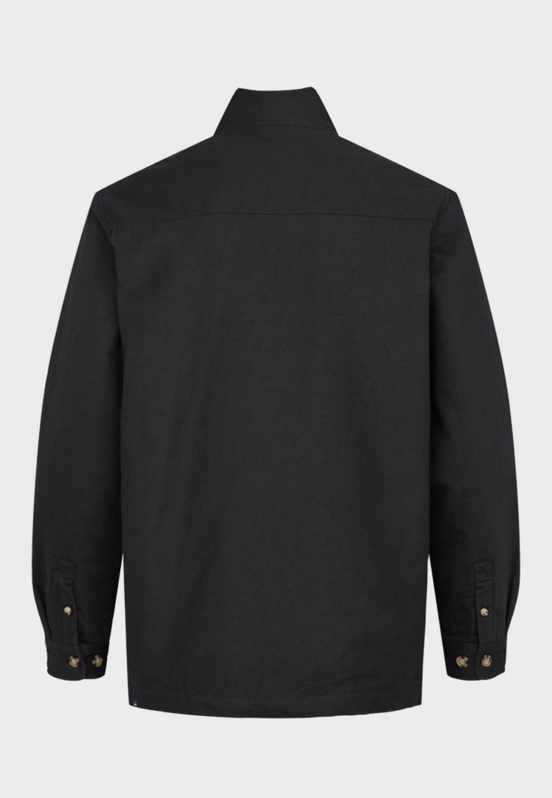 Kronstadt Ramon Twill Double pocket overshirt Overshirts Black