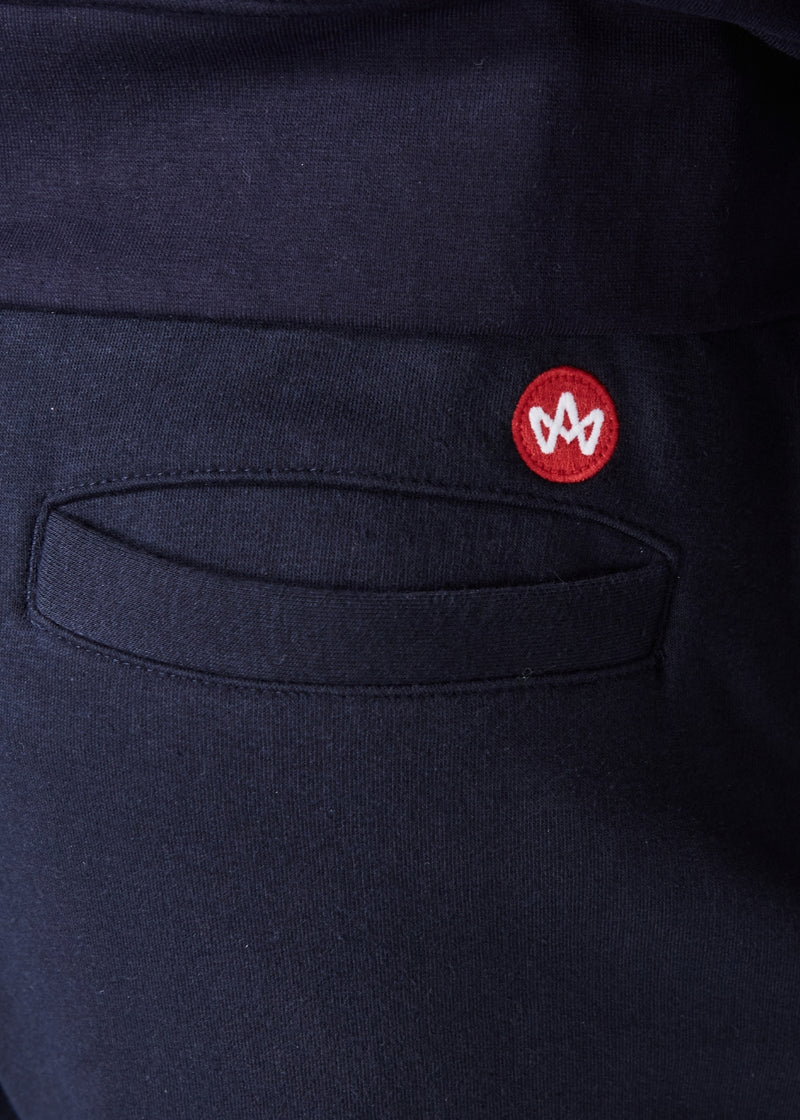 Kronstadt Sweat bukser af økologisk bomuld og genanvendt polyester. Pants Navy