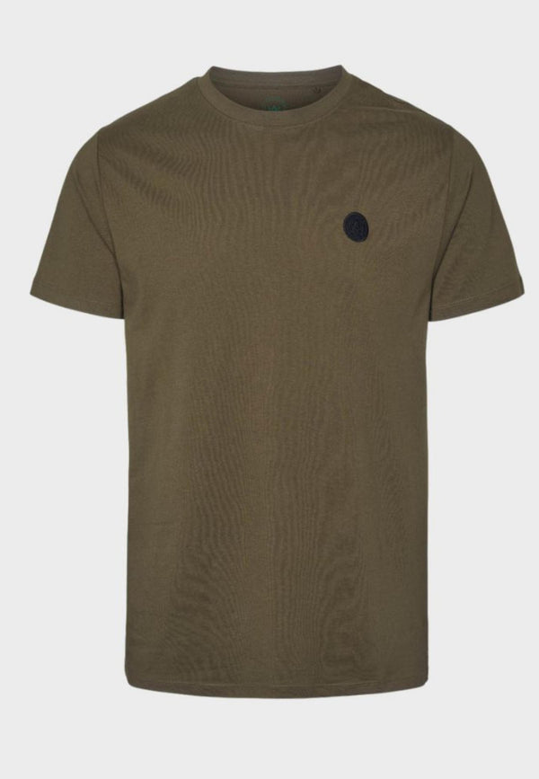 Kronstadt Timmi t-shirt af økologisk bomuld og genanvendt polyester. Tee Army