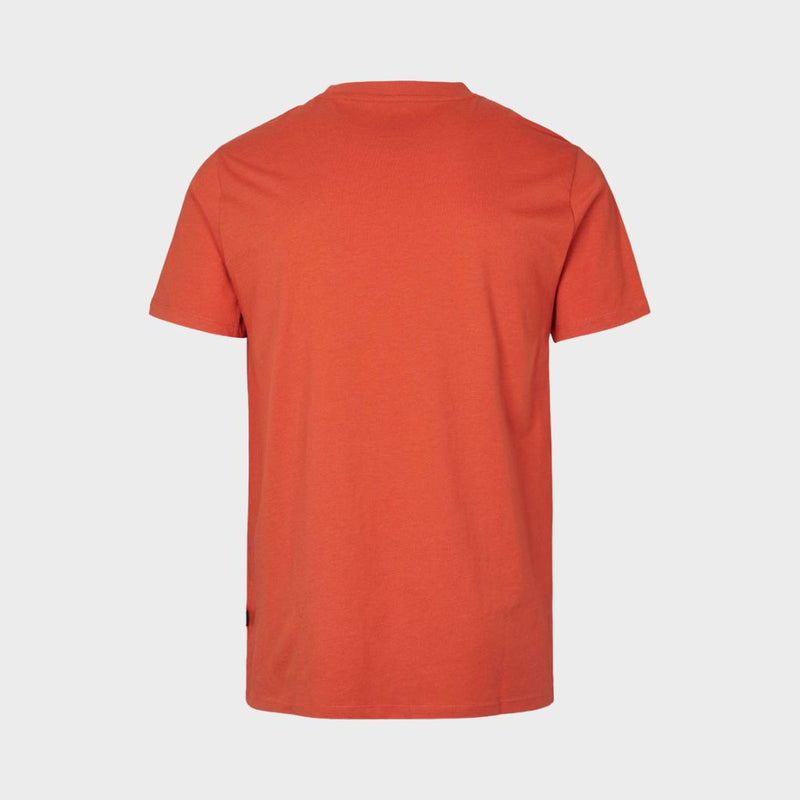 Kronstadt Timmi t-shirt af økologisk bomuld og genanvendt polyester. Tee Burned Orange