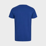 Kronstadt Timmi t-shirt af økologisk bomuld og genanvendt polyester. Tee Cobalt