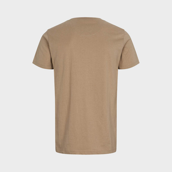 Kronstadt Timmi t-shirt af økologisk bomuld og genanvendt polyester. Tee Desert sand