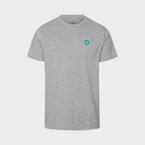 Kronstadt Timmi t-shirt af økologisk bomuld og genanvendt polyester. Tee Grey mel