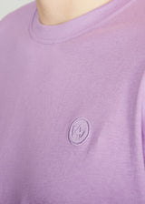 Kronstadt Timmi t-shirt af økologisk bomuld og genanvendt polyester. Tee Lavender