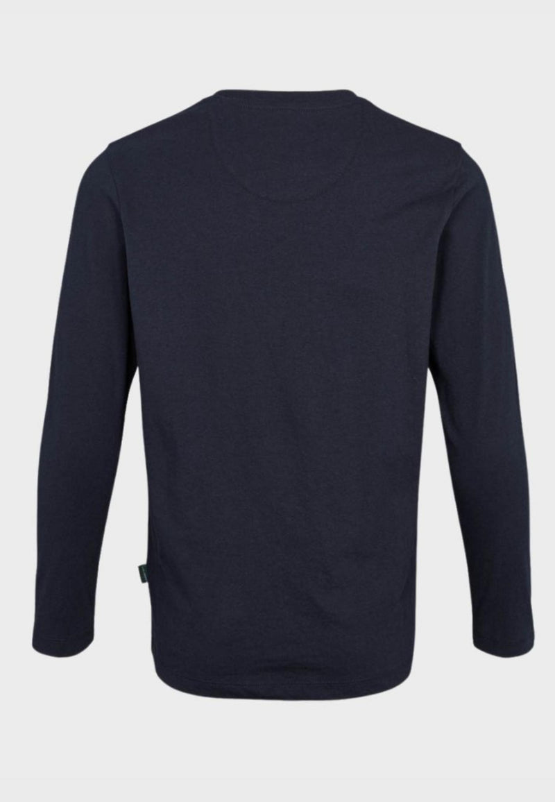 Kronstadt Timmi t-shirt af økologisk bomuld og genanvendt polyester. Tee Navy