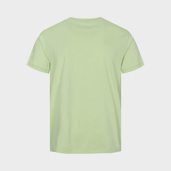 Kronstadt Timmi t-shirt af økologisk bomuld og genanvendt polyester med broderi. Tee Paradise Green