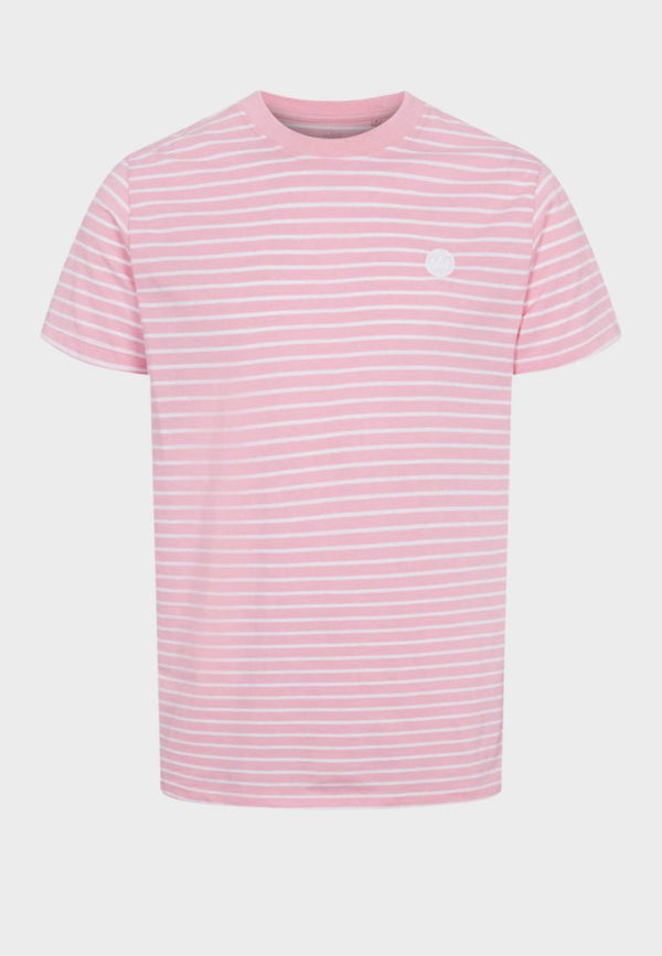 Kronstadt Timmi t-shirt af økologisk bomuld og genanvendt polyester med striber. Tee Candy