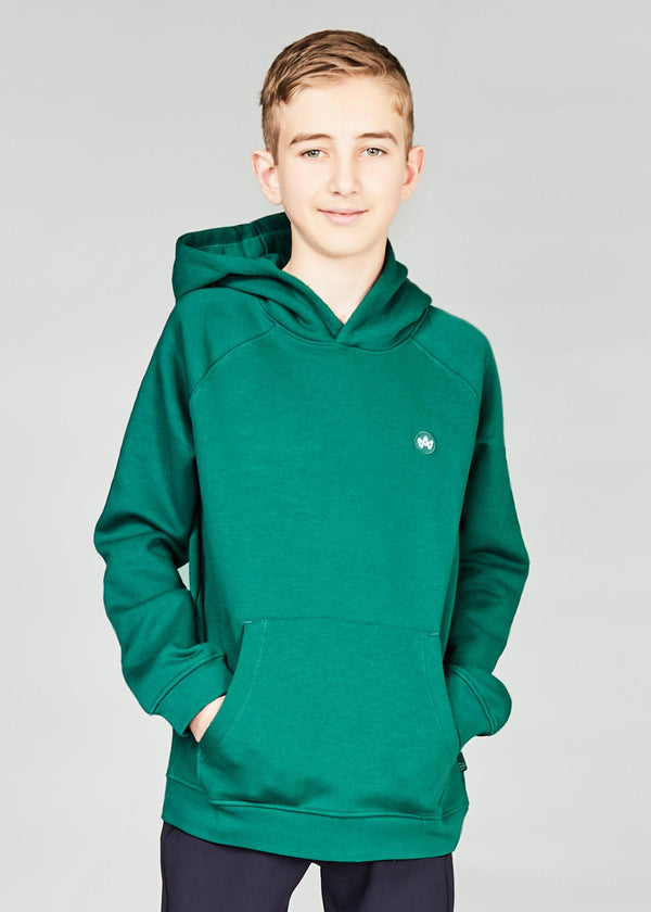 Kronstadt Kids Lars Kids Organic/Recycled hoodie Sweats - kids Mallard Green