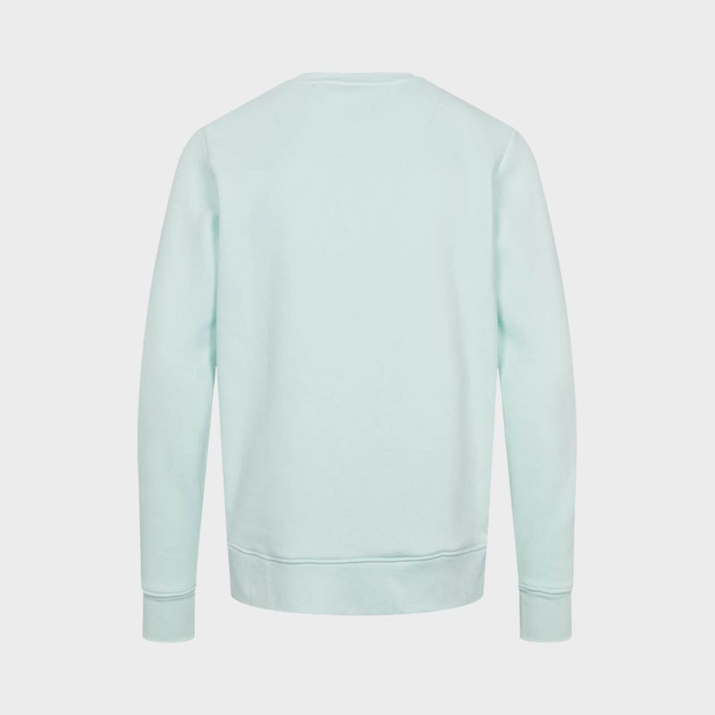 Kronstadt Lars sweatshirt af økologisk bomuld og genanvendt polyester Sweat Aqua