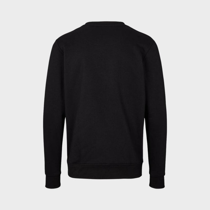 Kronstadt Lars sweatshirt af økologisk bomuld og genanvendt polyester Sweat Black