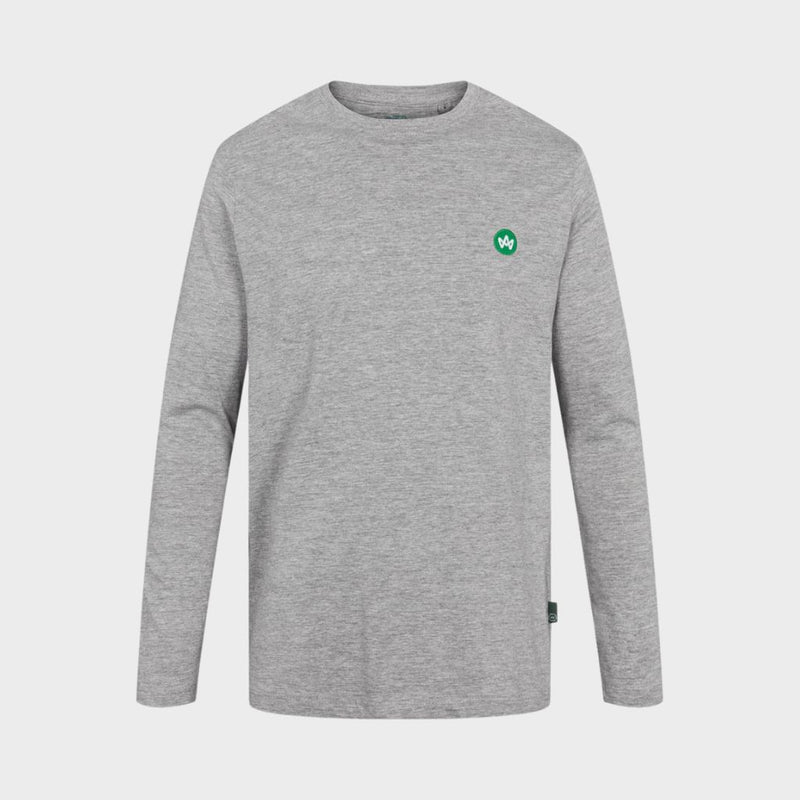 Kronstadt Timmi t-shirt af økologisk bomuld og genanvendt polyester. Tee Grey mel