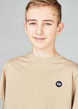 Kronstadt Kids Timmi Kids Organic/Recycled t-shirt T-shirts - kids Desert Sand