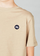 Kronstadt Kids Timmi Kids Organic/Recycled t-shirt T-shirts - kids Desert Sand